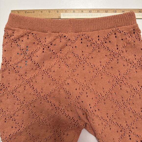 Cupshe Large Perforated Knit Wide Leg Pants Unlined Coverup Beach Womens L NWT - Picture 6 of 8